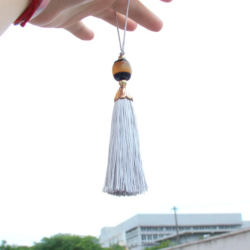 Keychain Doors Crafts DIY Decorative Tassel for Bag Home Decoration Accessories Jewelry Long Silk Tassels Fringe Curtains Brush