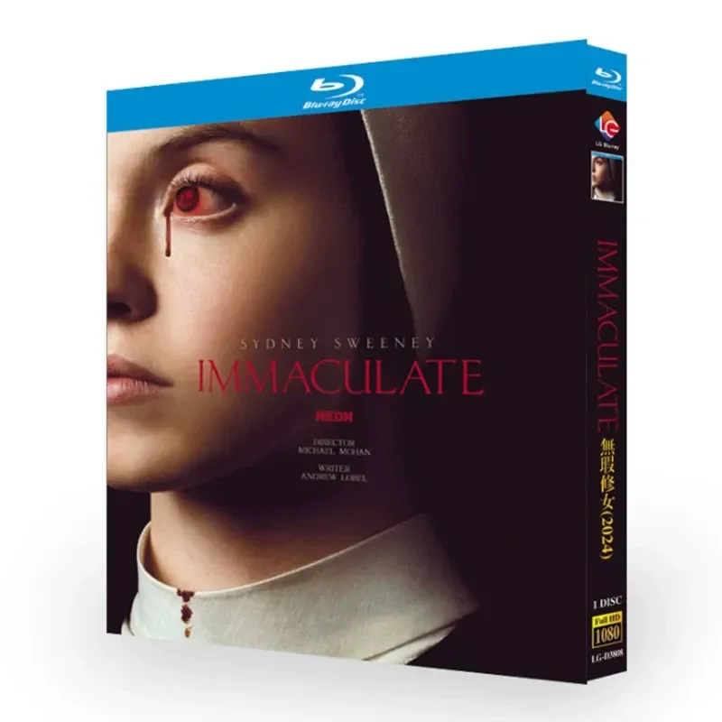 Blu-ray Super High Definition Movie Flawless Nun BD Disc Box with Chinese and English Subtitles