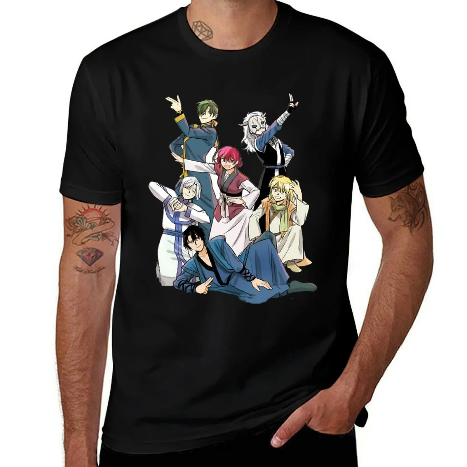 Akatsuki no Yona -Yona Anime T-Shirt customs design your own heavyweights custom t shirt mens workout shirts