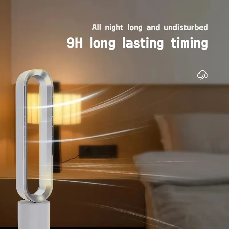 China Professional air Cooling Pedestal Fan Manufacturer Customized Smart WiFi Electric Bladeless Tower Fan with Remote Control