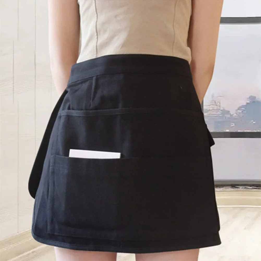 Waterproof Half Apron with 5 Pockets 3