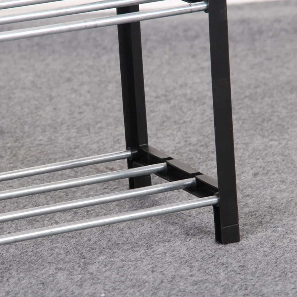 

3 Tier Shoe Rack Sturdy Plastic Steel Construction Shoes Organizer For Entryway Bedroom Dormitory No Tool Assembly Needed