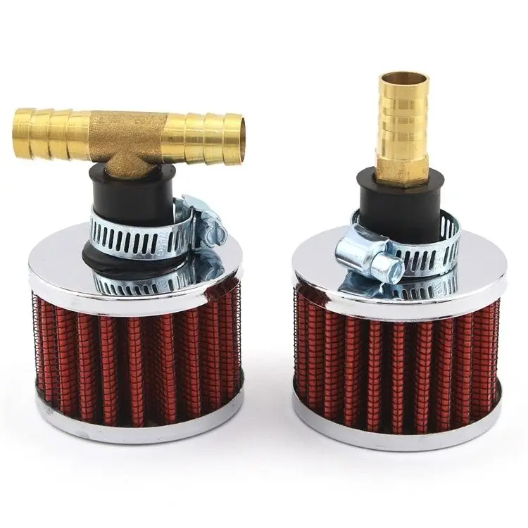 K＆N Motorcycle Mini 12mm Universal Filter 13963-4 For Cold Air High Flow Crankcase Breather Car Accessorie KN Intake Air Filters