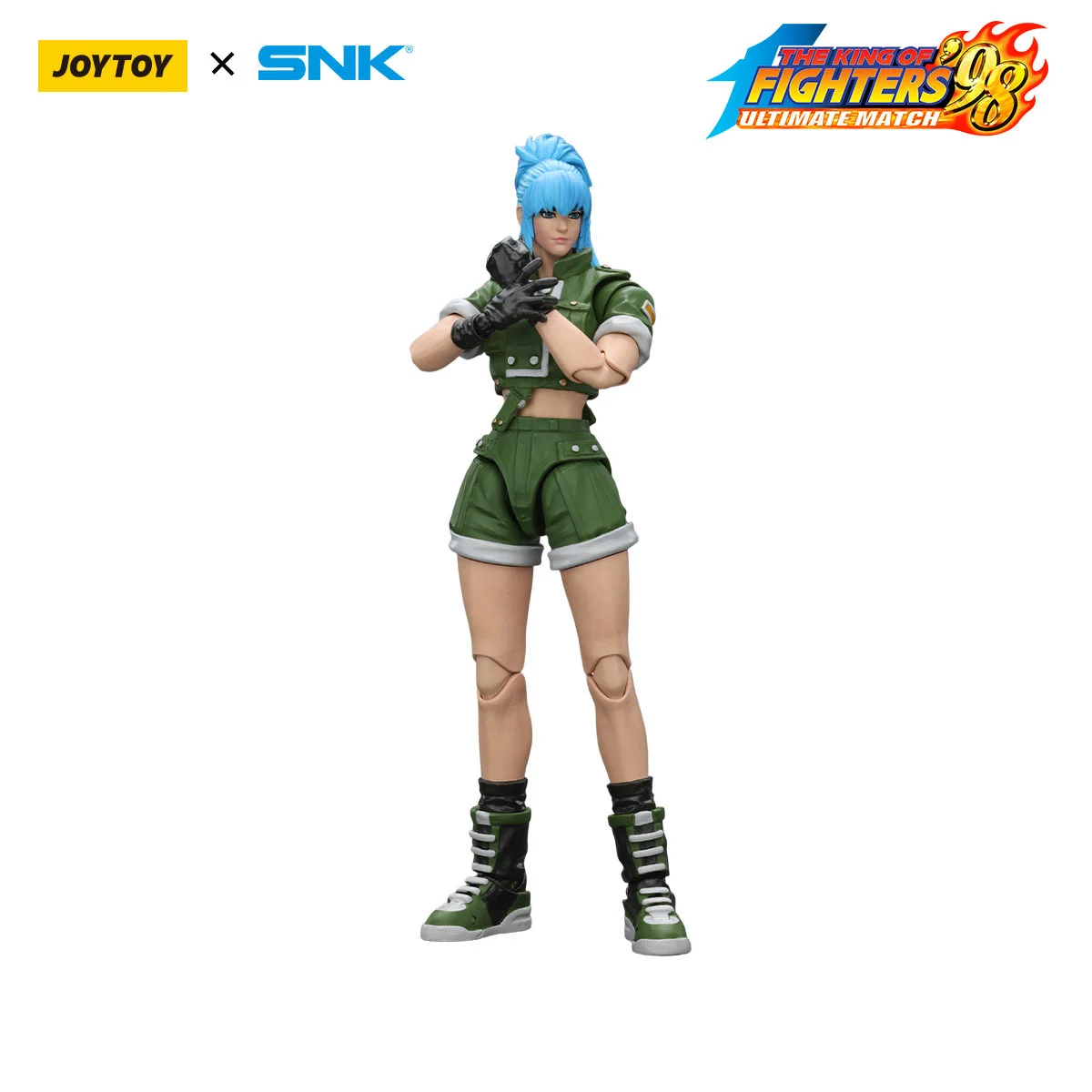 

Коллекционная фигурка JOYTOY SNK KOF'98UM Леона Хайден и Икари Варриорс, масштаб 1/18