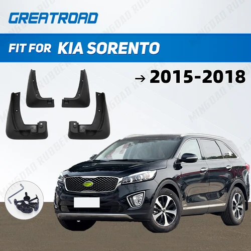 Para Kia sorento 2015 2016 2017 2018 guardabarros guardabarros protector contra salpicaduras guardabarros accesorios de coche