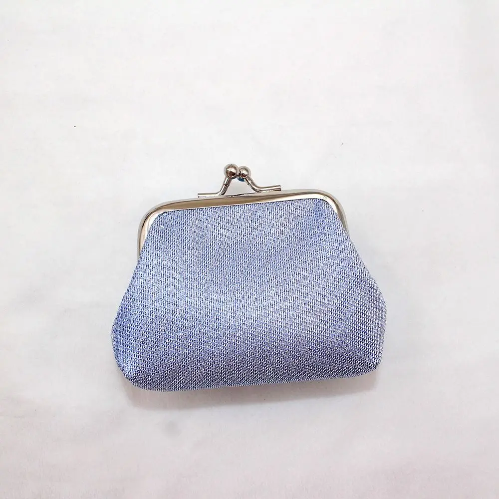 Classic Card Holder Shiny Coin Purse Storage Bag Money Bag Small Purse Bag Handbag Kiss Clasp Lock Clutch Lipstick Bag Male