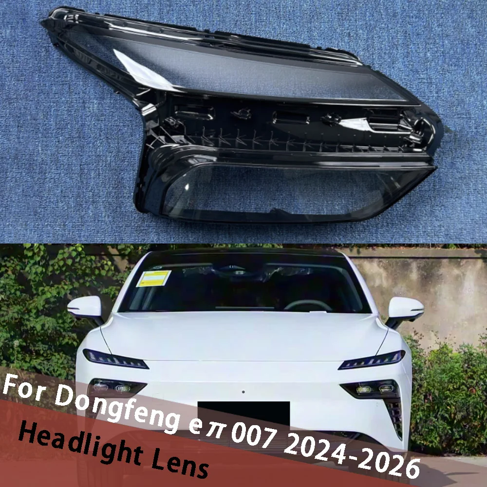

For Dongfeng eπ007 2024 2025 2026 Headlight Lens Cover Lampshade Auto Front Lampcover Clear Housing Lamp Caps Headlamp Shell