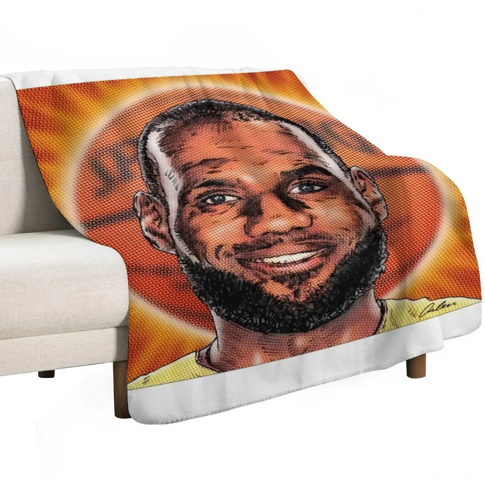 BASKETBALL King Throw Blanket Travel Single Multi-Purpose heavy to sleep Decoratives Blankets For Bed Blankets