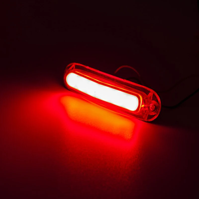 2/5 pièces 12V 24V LED voyant d'avertissement de voiture 6 lumière LED pour remorque camion camion Orange blanc rouge LED marqueur latéral indicateur lampe