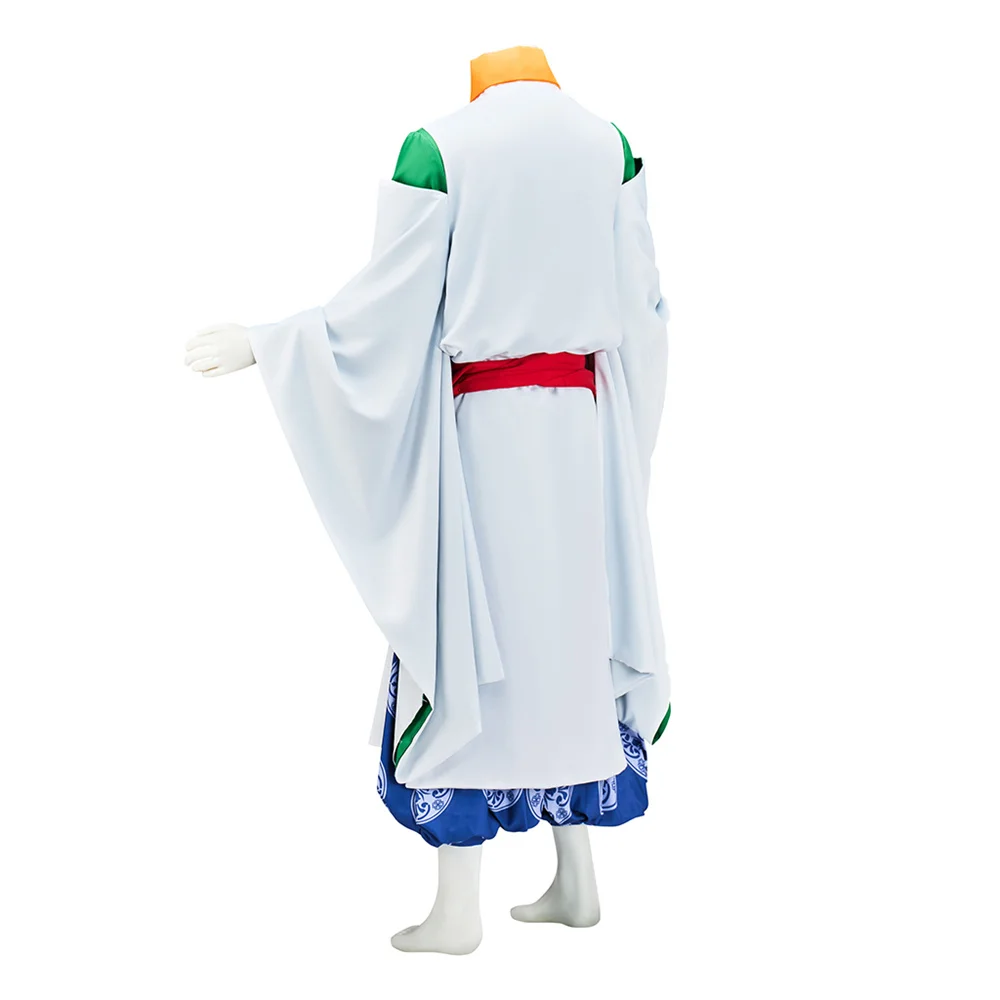 أزياء أنيمي الساموراي يوريشيجي سوا التأثيرية للرجال مع مجموعة قبعات ملابس حفلات الهالوين