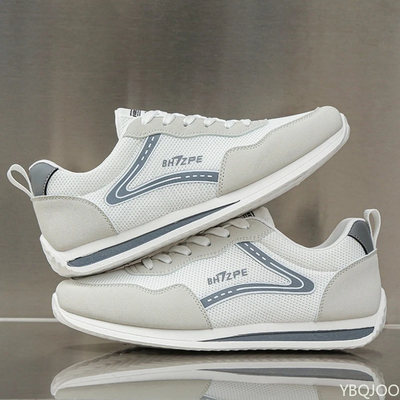 أحذية رياضية رجالية جديدة خفيفة الوزن تسمح بمرور الهواء لربيع وصيف، أحذية رجالية كاجوال بسيطة ومريحة