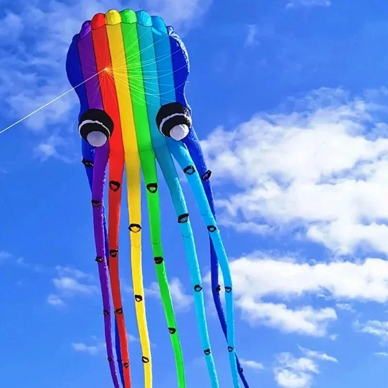 شحن مجاني 23 متر الأخطبوط الطائرات الورقية ركوب الأمواج تحلق papalotes للبالغين المظلة معدات الطيران الشراعي لعبة للهواء الطلق حديقة الطفل