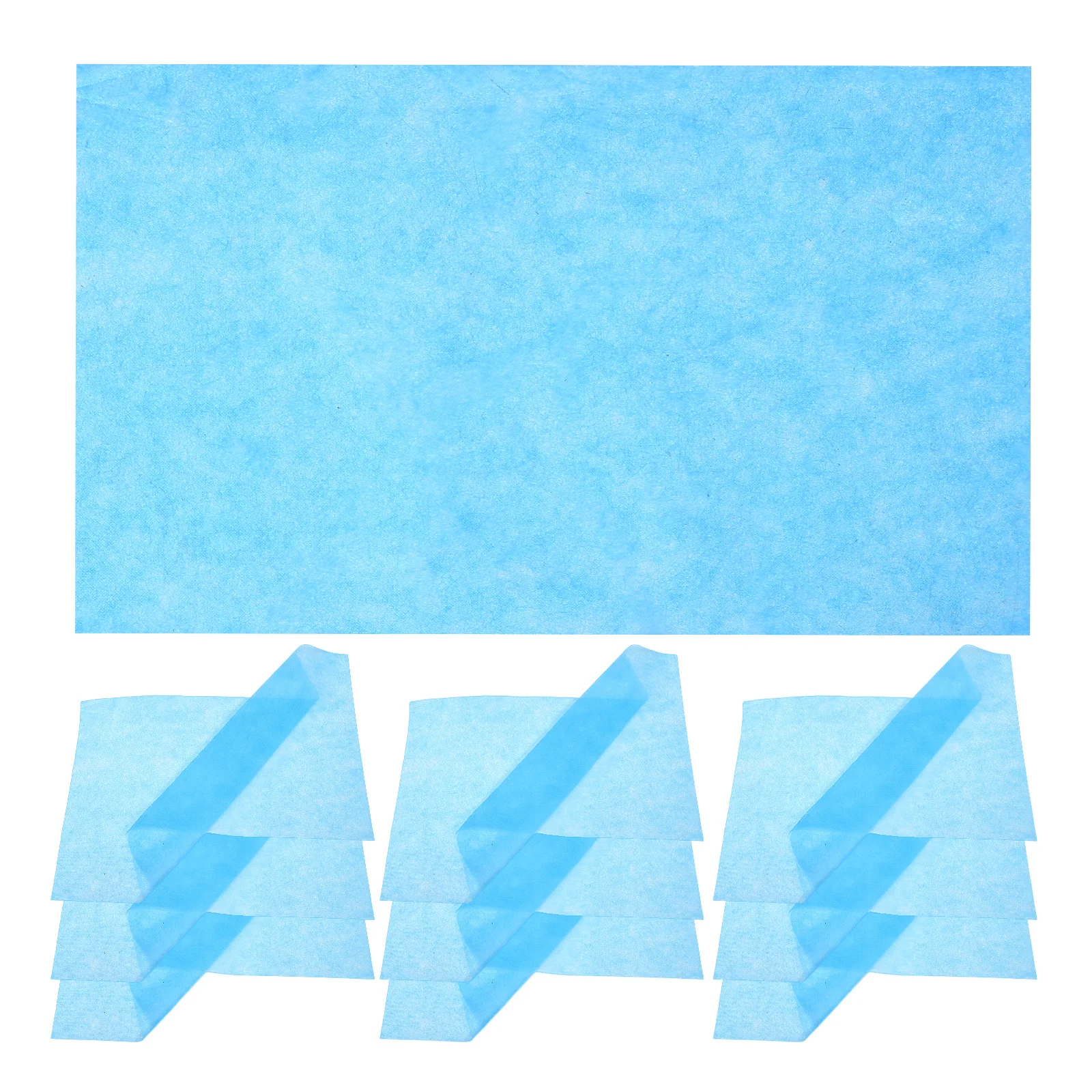 

100pcs Waterproof Oil Resistant Foot Bath Mats Disposable Non-Woven Sheets For Spa Massage Bed Beauty Salon Table Cover