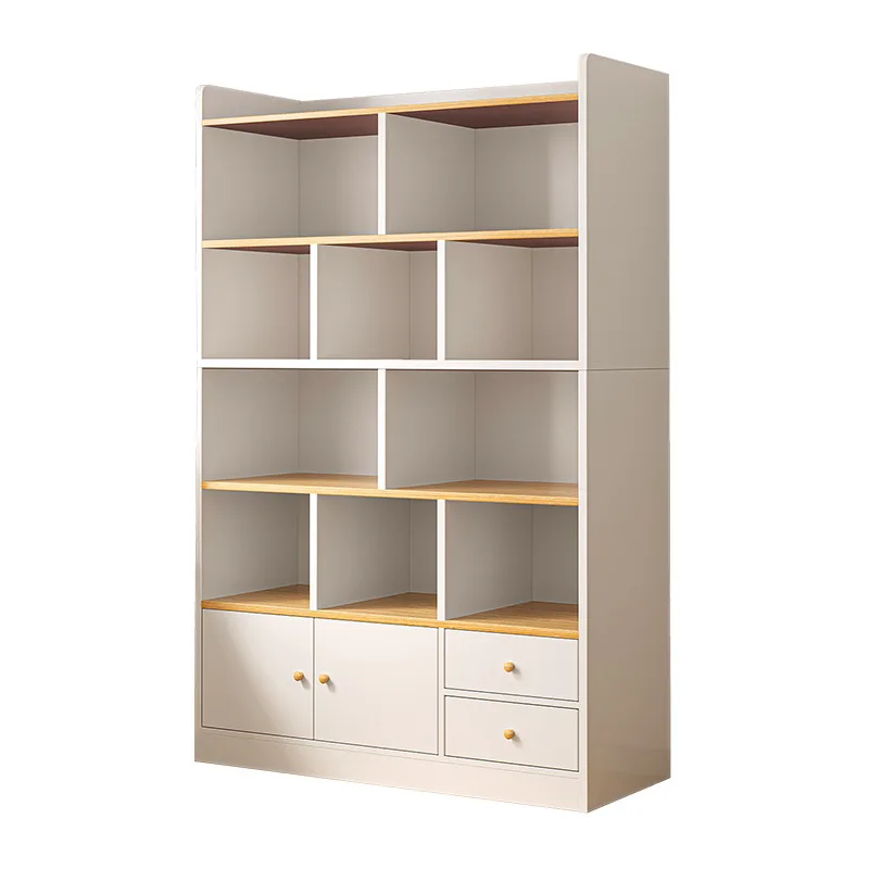 

Bookcase Simple bookshelf Shelf Floor-to-ceiling household bookcase Modern simple multi-layer wall living room storage cabinet