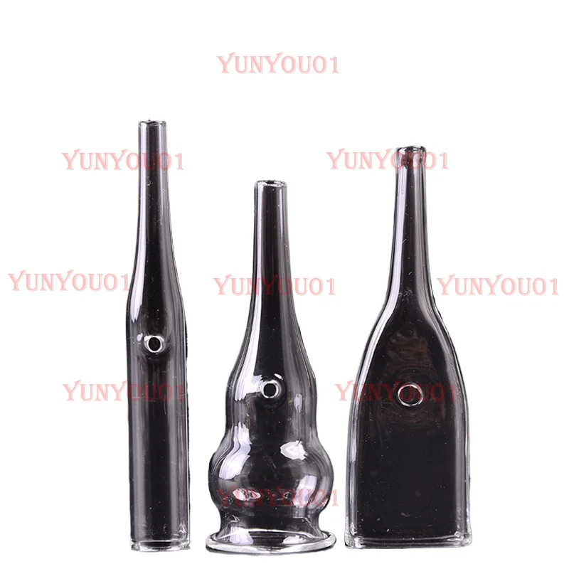 Blackhead Suction Instrument Accessories Oil Suction Acne Suction Glass Tube Round and Thickened