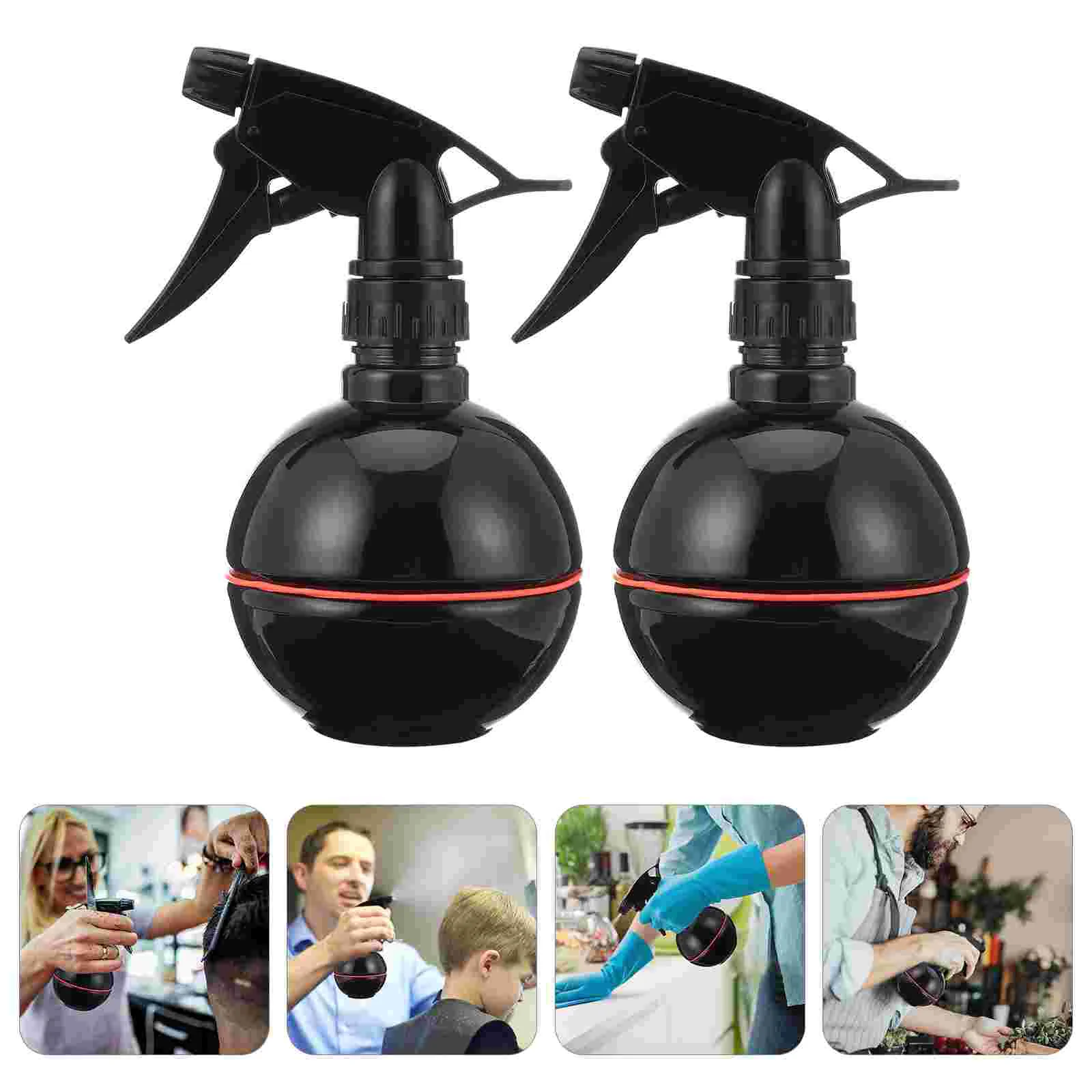 

2 Pcs Refillable Spray Bottle Hair Sprayers Practical Bottles Barber Watering Can Plastic Moisturizing