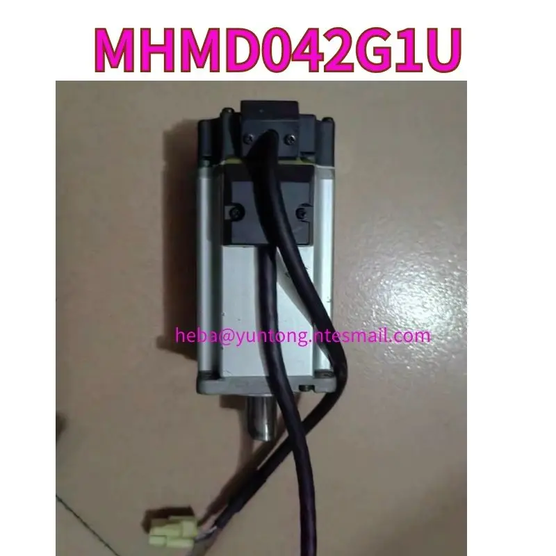 Used high inertia 400W motor MHMD042G1U