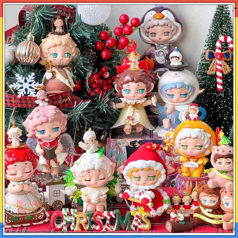 新しいスプラウティング-ブラインド-ボックス-スノー-カントリー-セレナーデ-シリーズ-トレンディなコレクタブル-フィギュア-キュートなクリスマス-ギフトの第二世代