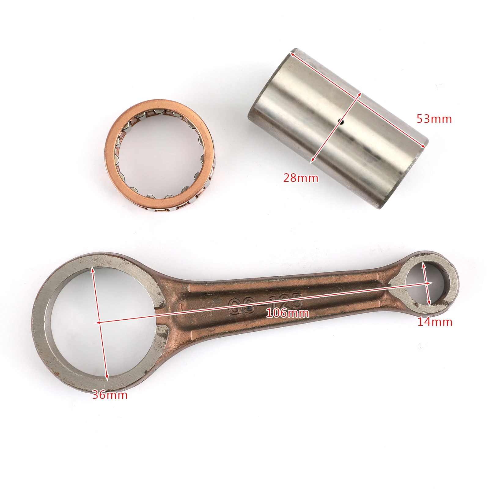 Topteng Connecting Rod Kit For Suzuki GS GN GZ DR DF DRZ CS SP ALT LT 125 DR SP 100 New