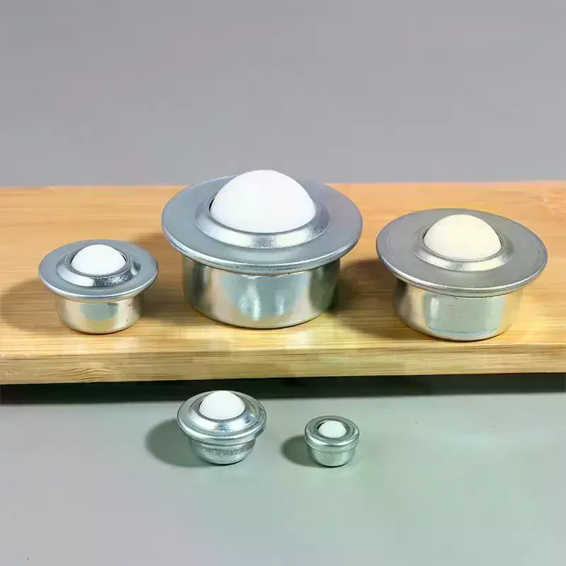 

Hardware Nylon Ball Caster CY-8H/12H/15H/22H/30H Universal Nylon Ball Pulley Casters Steel Eye Round Wheel Furniture