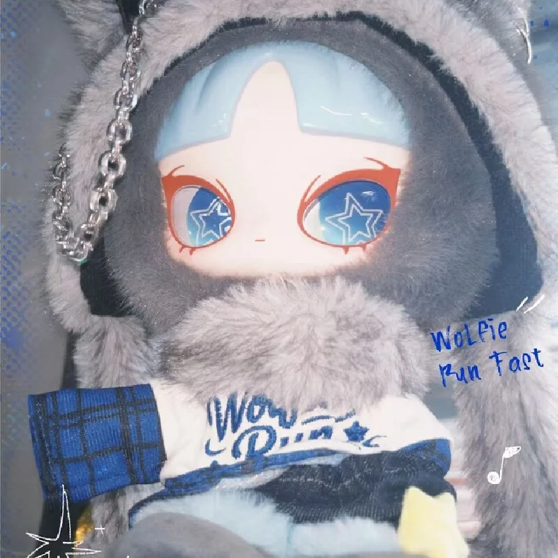 

New Authentic INN Sound WOLFIERUN FAST Star Chaser Plush Vinyl Blind Box Toy Collectible Hanging Card Trendy Tote Doll