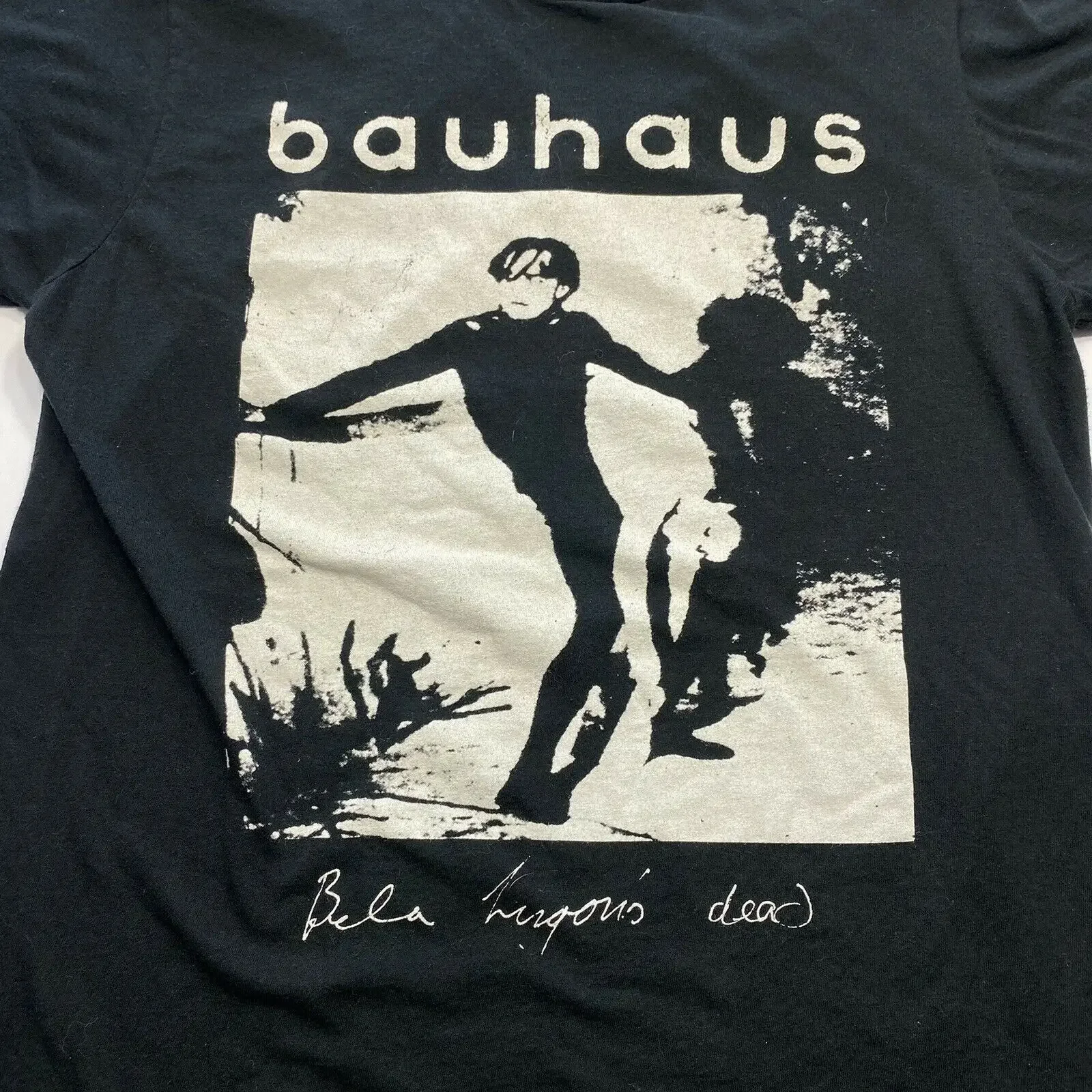 Vintage Bauhaus Music Tour Cotton Black All Size Unisex Shirt KN130