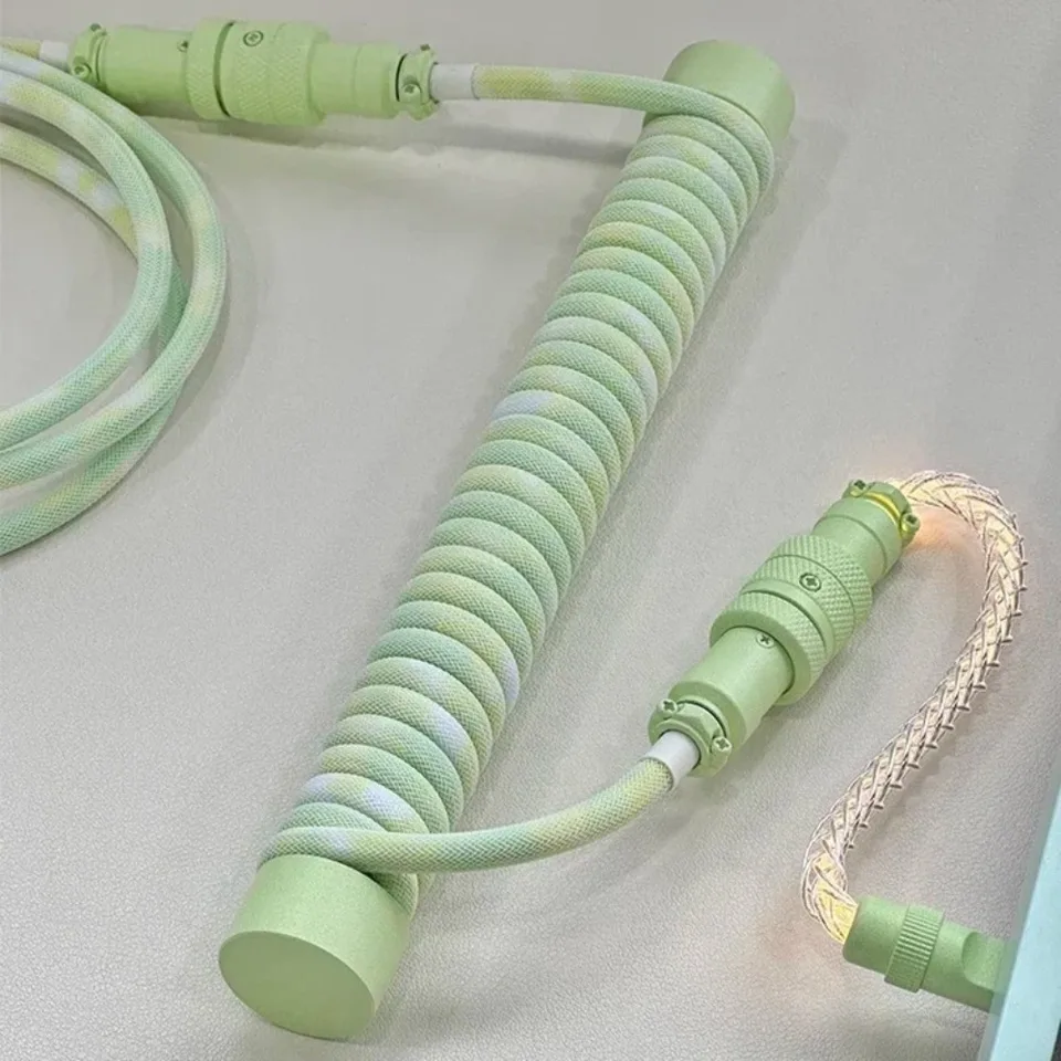 Unknown Error Mechanical Keyboard Cable Custom RGB Luminous Gamer