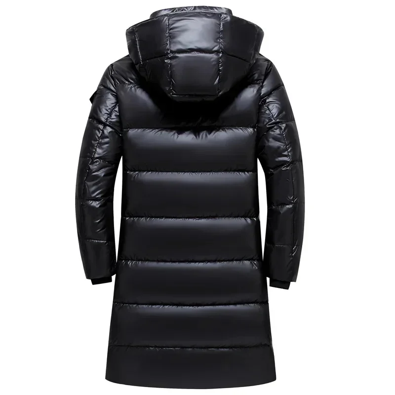 Winter Down Jacket For Men Long Warm Men's Feather Women Duck Coat Man Puffer Male Quilted Padded Parkas New