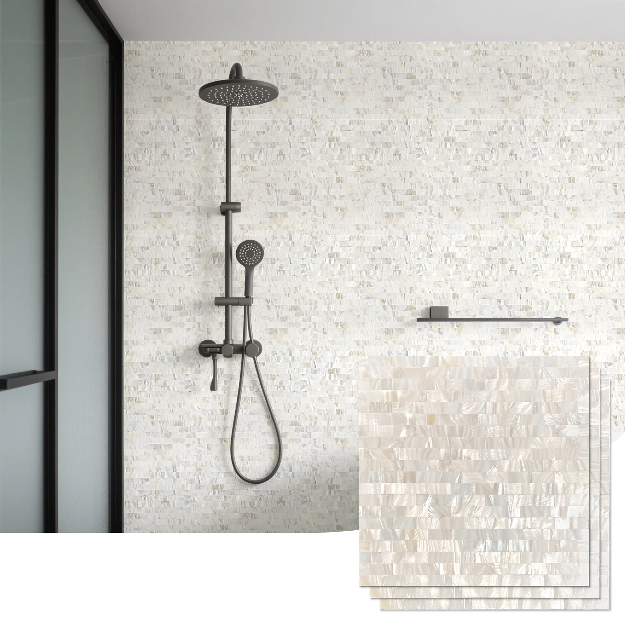 

Art3d 12 дюймов Д X 12 дюймов W-Платка из жемчужной ракушки для кухни, стены, ванной комнаты, спальни, белая, 10 листов