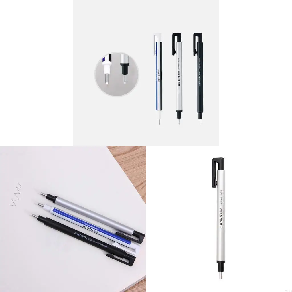 M5TB Ronde Tip Eraser Ravul Pack Ultrafine Potlood Rubber Perfect Revise