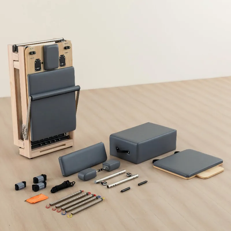 

YTYIN USA Local Warehouse Oak Pilates Reformer, Adjustable Machine for Studio, Bodybuilding & University