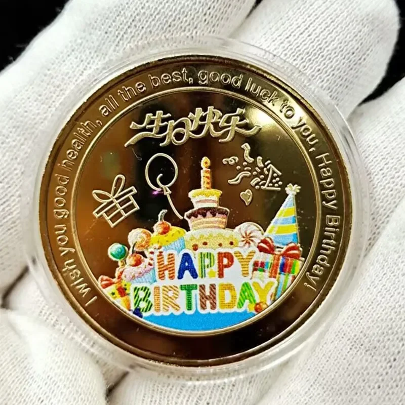 عملات عيد ميلاد سعيد ميدالية تذكارية عملات فنية إبداعية عملات محظوظة ميدالية عيد ميلاد عملة مجموعة فنية عملات معدنية هدايا