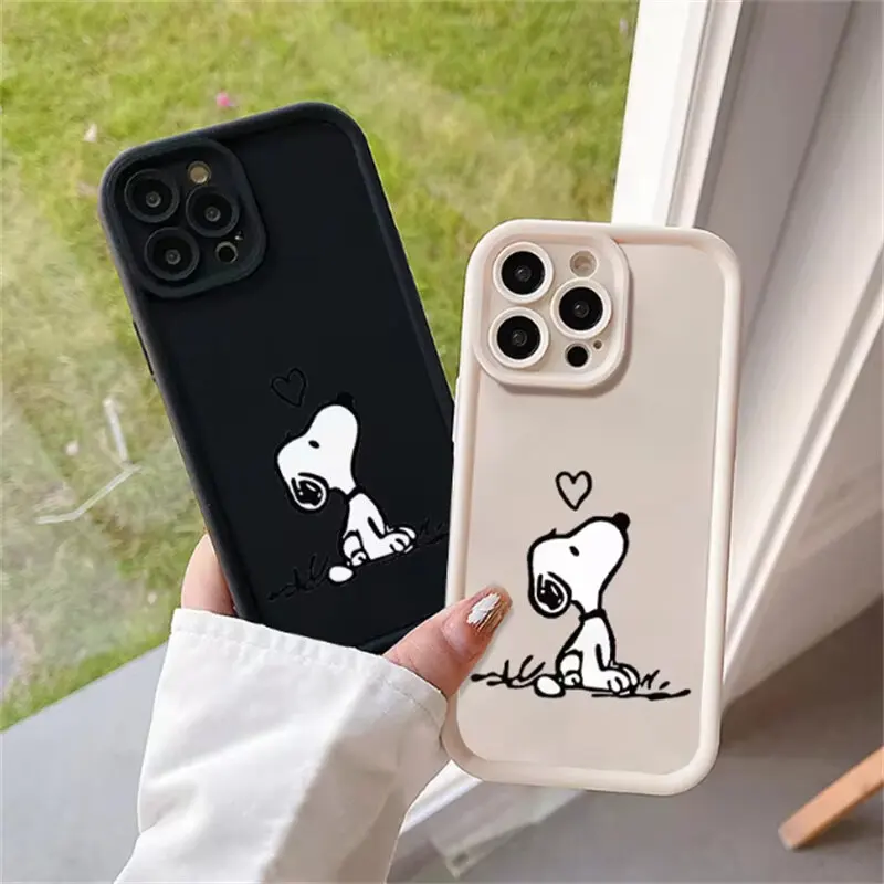 S-Snoopy لطيف الكلب جراب هاتف لموتورولا موتو إيدج 40 50 برو فيوجن الترا G85 G35 G75 G05 G84 G15 G34 G54 E14 غطاء سيليكون #1