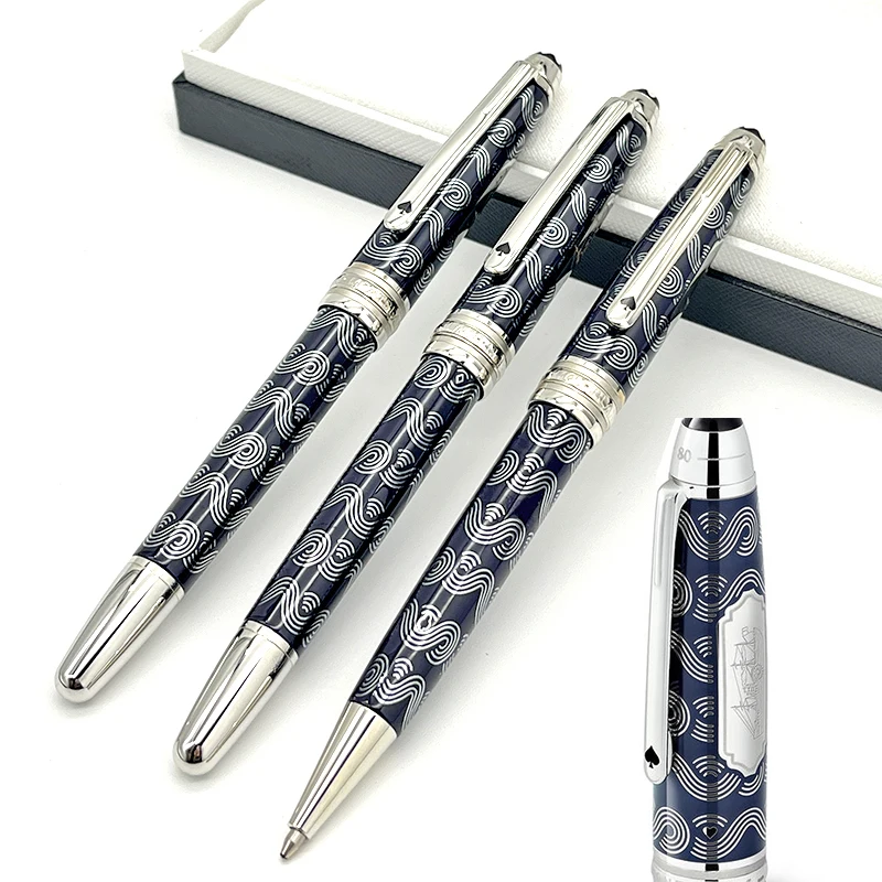 

Lanlan MB Rollerball Ballpoint Pen 163 Limited Edition Metal Series 80 Days Around The World With Serial Number