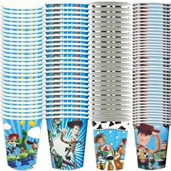 10pcs/lot Toy Story Theme Decoration Cups Kids Boys Favors Glass Happy Birthday Events Party Disposable Tableware