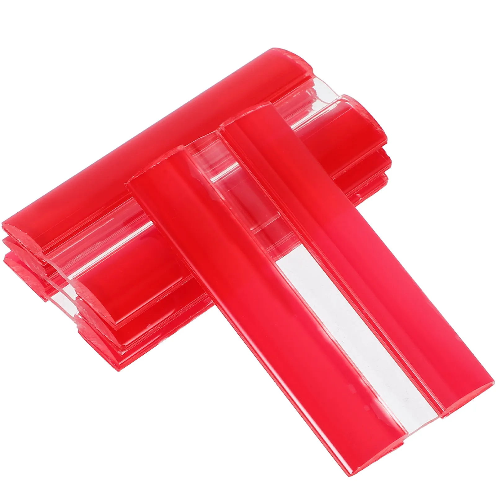 4Pcs Self-Adhesive Clear Acrylic Hinges 65x35mm Anti-Collision Quiet Soft Shaft for Cabinets Drawers Furniture Doors Windows