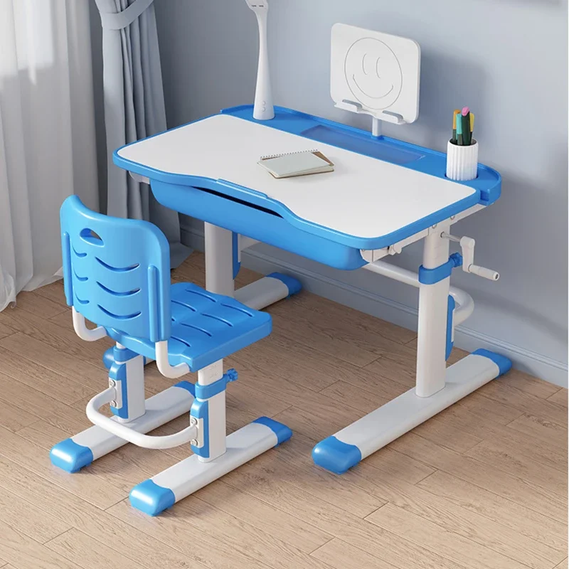 

# High Quality Adjustable Modern Durable Wooden-Metal Student Desk And Chair Set For Bedroom School Furniture