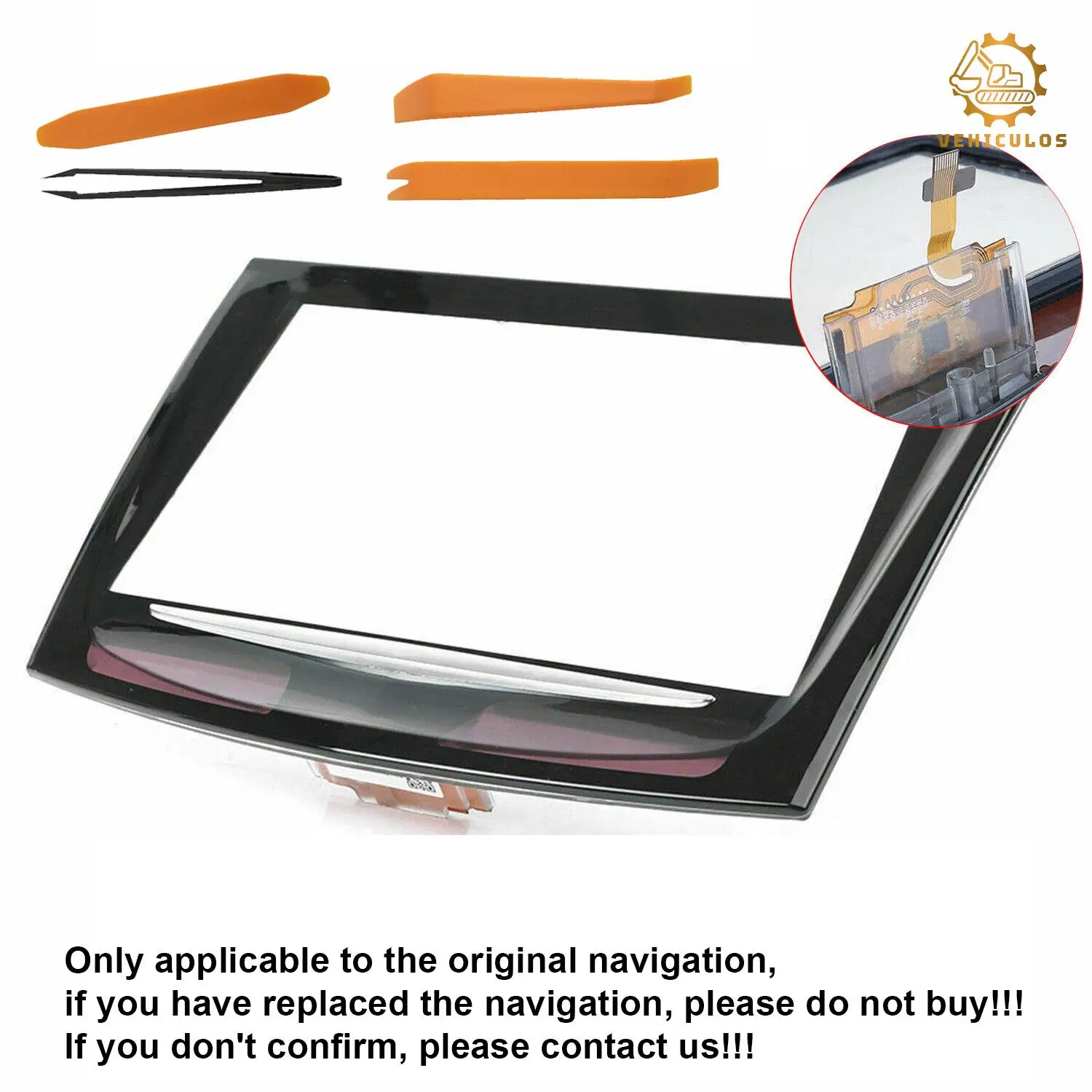 

Замена сенсорного экрана с инструментом для Cadillac ATS CTS SRX XTS Escalade 2013-2017, система CUE 22935061 23243166