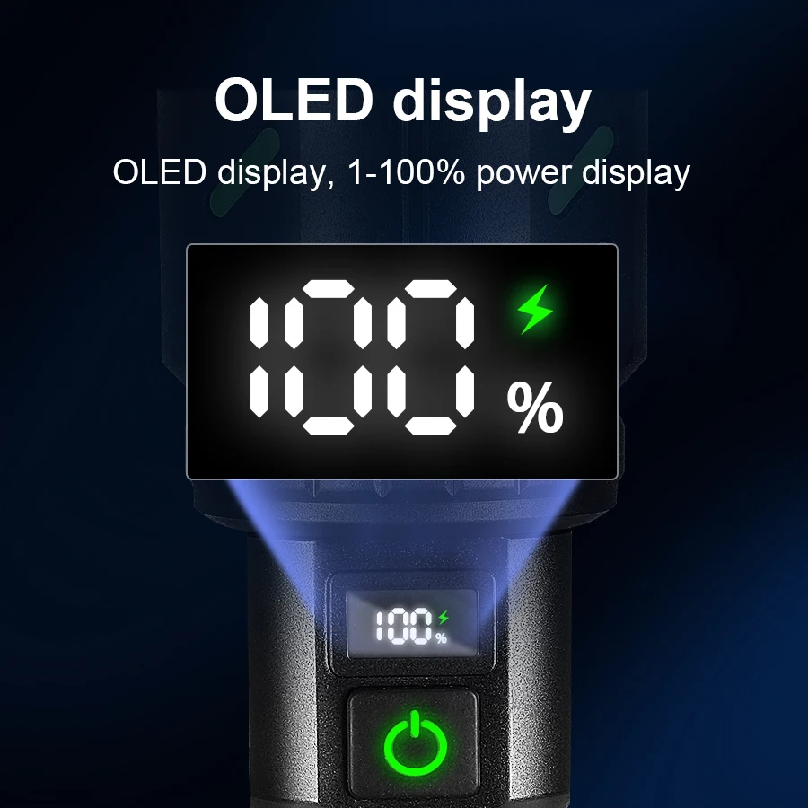 280000000LM مصابيح LED فائقة السطوع مشاعل عرض الطاقة مصباح يدوي قابل لإعادة الشحن زوومابلي الشعلة 5 طرق أقوى مصباح التخييم