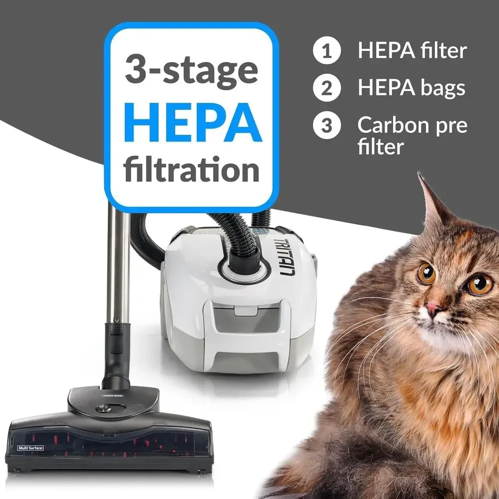 Bagless Canister Vacuum with Sealed HEPA Filter 5