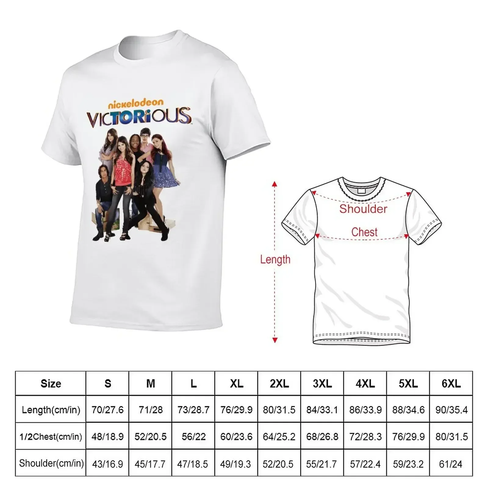 Top Selling Victoorrious Cast T-Shirt korean fashion vintage heavyweights oversized t shirt men