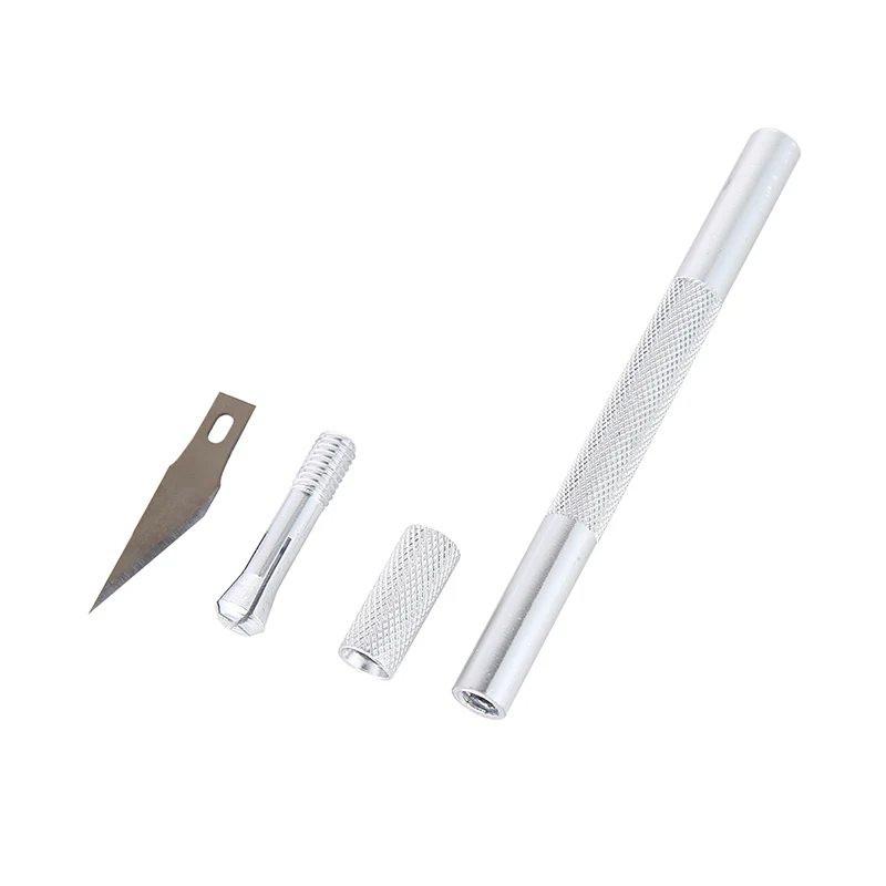 Kit de couteaux métalliques coordonnants pour gravure, coupe-bornier #11, artisanat opaque pour téléphone portable, outils à main de réparation de PCB, 40 pièces, 10 pièces