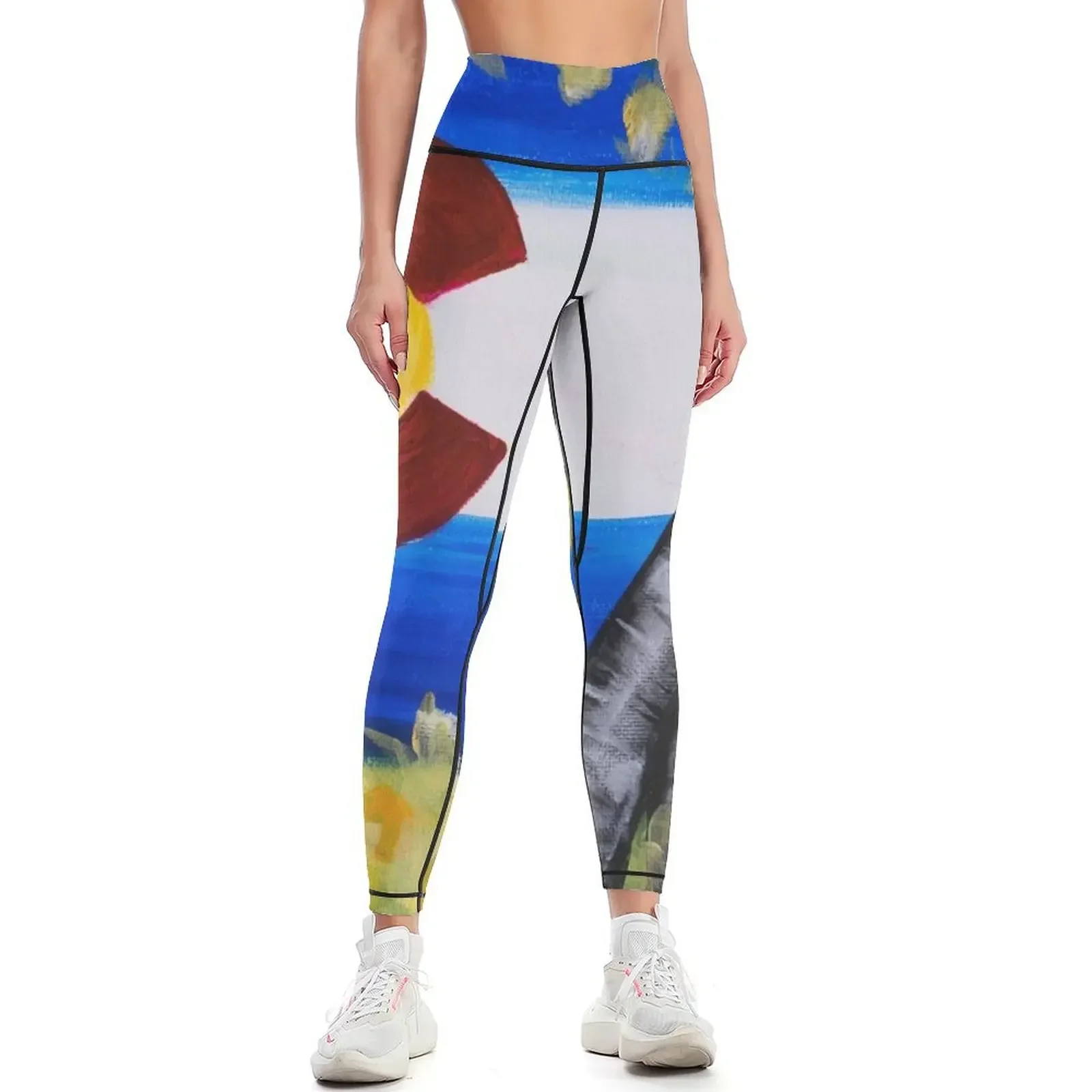 

Colorado Flag with aspens Leggings for girls sport pants sports for gym active wear Womens Leggings