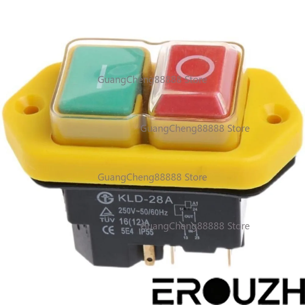 KLD28 Waterproof Electromagnetic Switch KLD28A KJD17B CK21 Start Stop Button DLKD