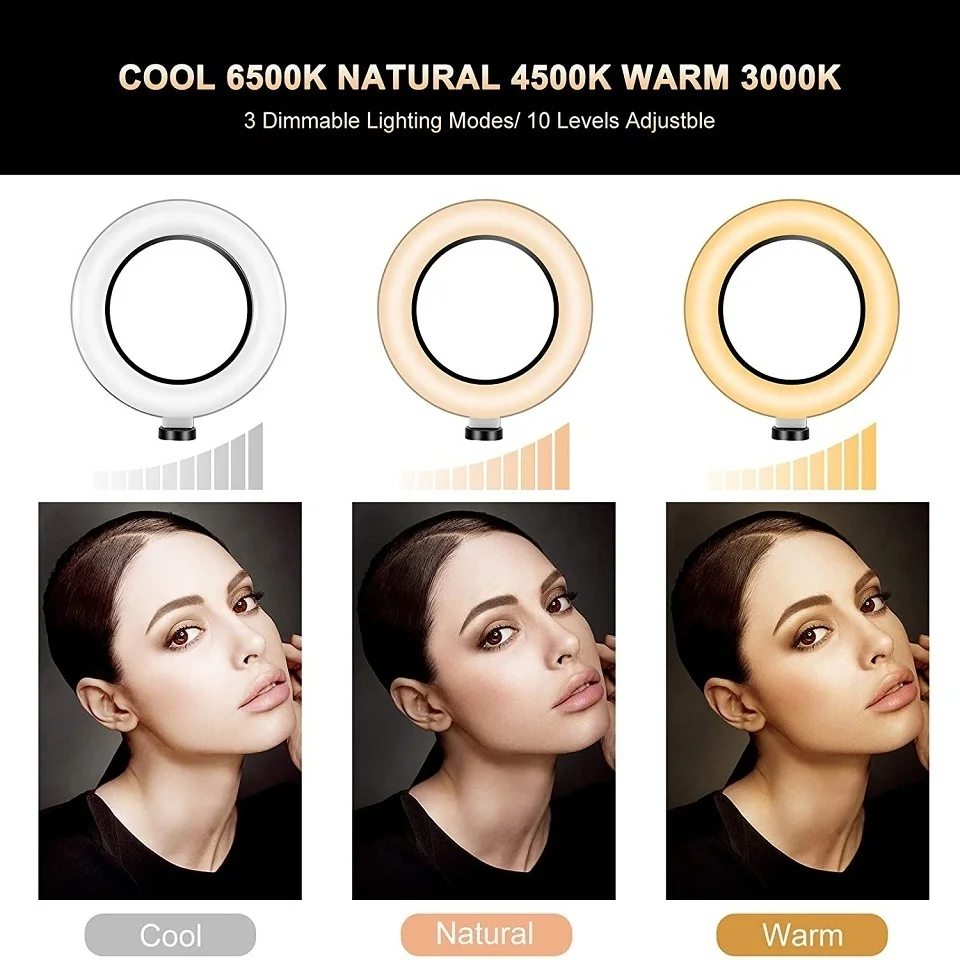 Кольцо для селфи, 12 Дюймов, 30 см, со штативом