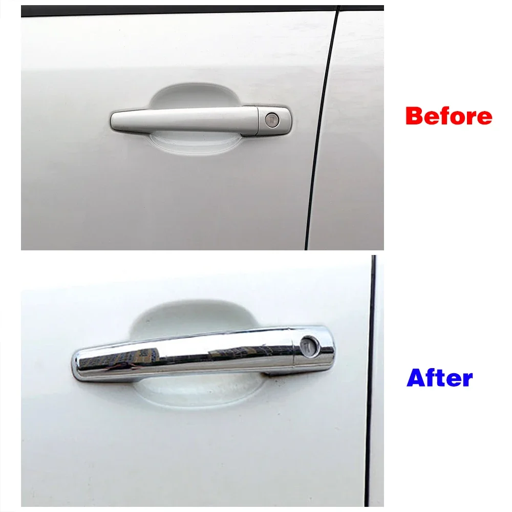 

For Fiat Scudo 2007-2015 ABS Car Styling Chrome Side Door Handle Cover Trim 2008 2009 2010 2011 2012 2013 2014