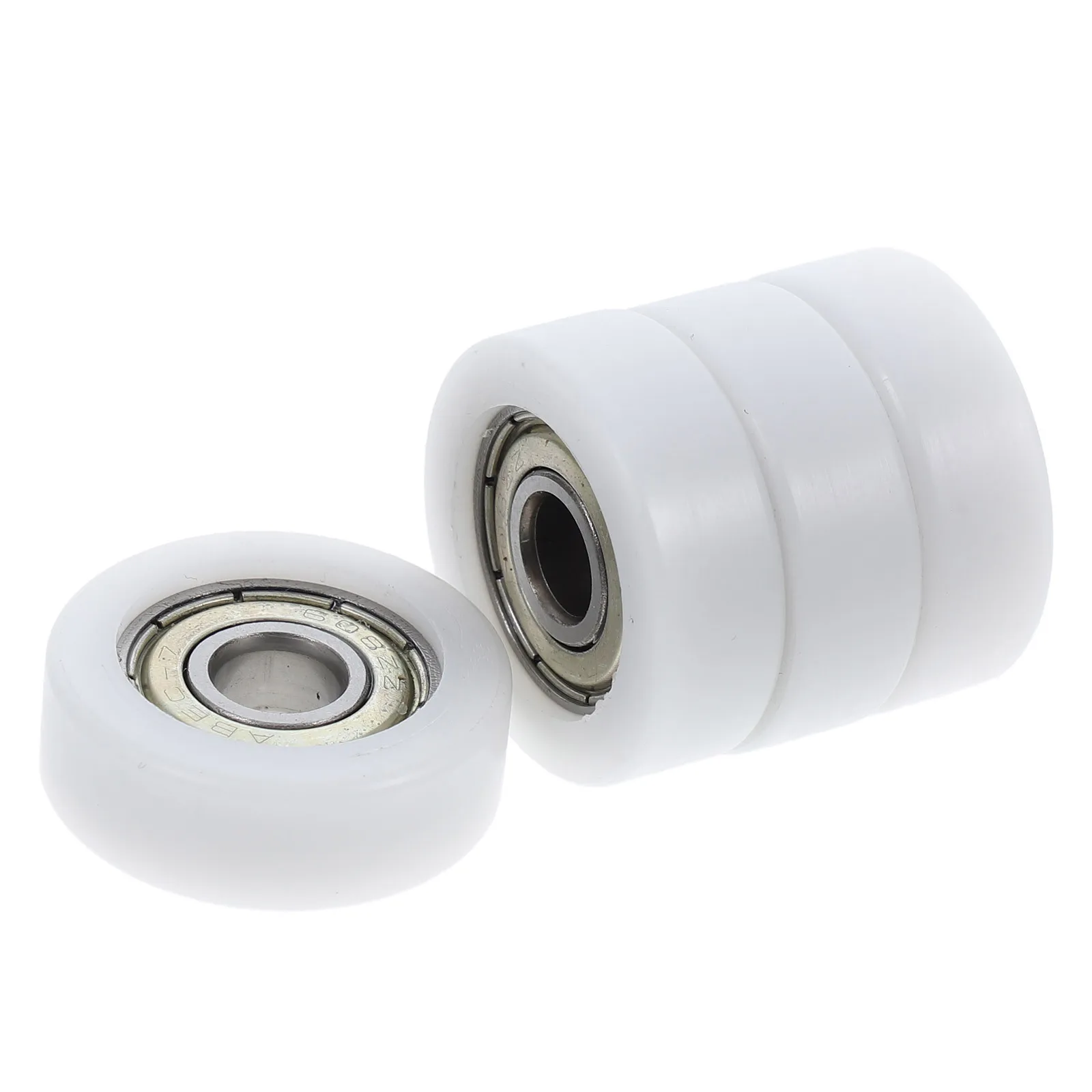 

4Pcs Sliding Door Window Pulley Nylon Coated Steel Bearing Wheel Universal Roller for Home Commercial Applications