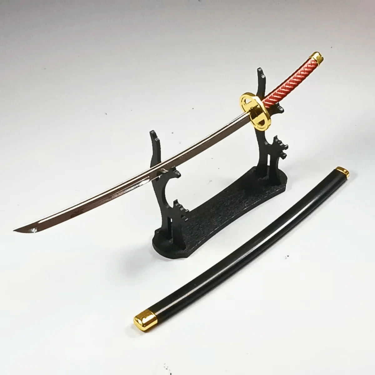 Épée Katana en métal Jujutsu Kaisen Yuta, 9.8 pouces, Katana japonais Original, sabre de samouraï, couteau Ninja, accessoires de Cosplay, jouet accessoire