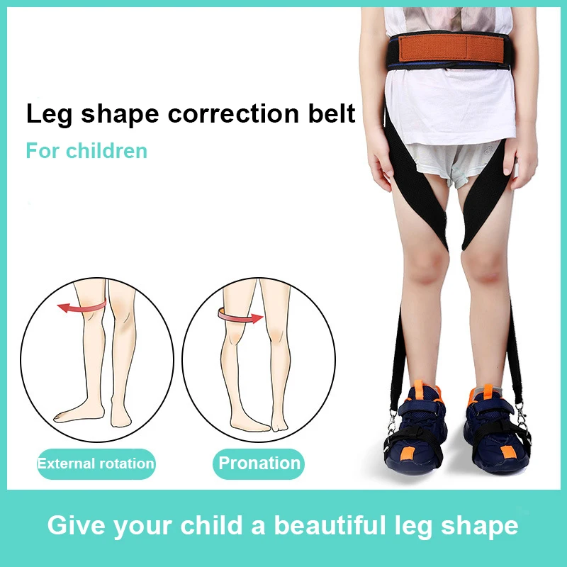 

Portable Children's Leg Corrector Baby XO Type Correction Belt Leg Foot Internal Rotation External Rotation Correction Belts New