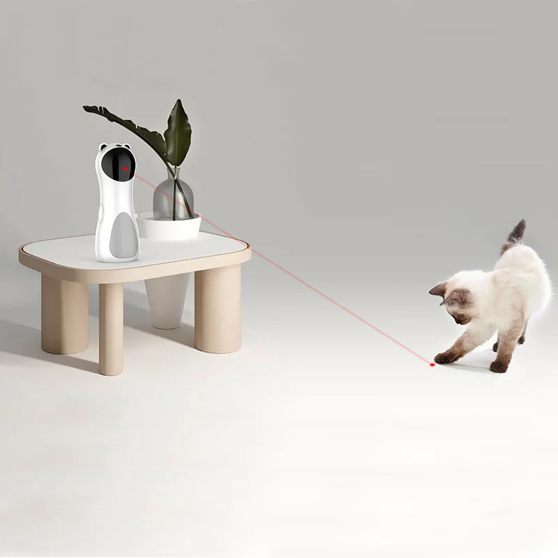 Automatic Cat Toys Interactive Smart Teasing Pet LED Laser Funny Handheld Mode Electronic Toy for Cats Laserlampje Kitten